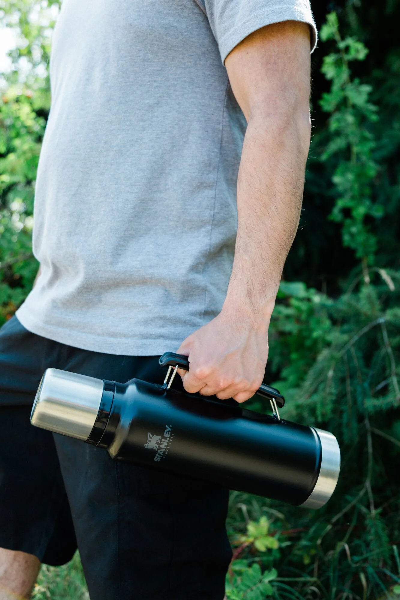 Stanley Classic Stainless Steel Vacuum Insulated Thermos Bottle, 1.5 qt