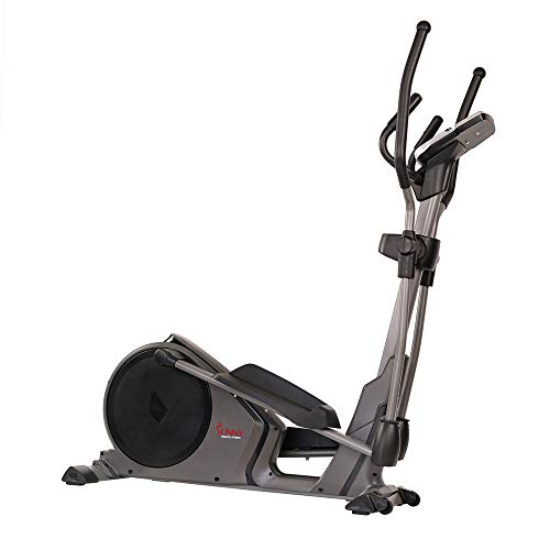 Sunny Health & Fitness Programmable 16 Electro-Magnetic Elliptical Cross Trainer Exercise Machine, Full-Body Cardio Equipment w/ 24 Pre-Built Workouts, 330LB Capacity,Optional Free SunnyFit App Link