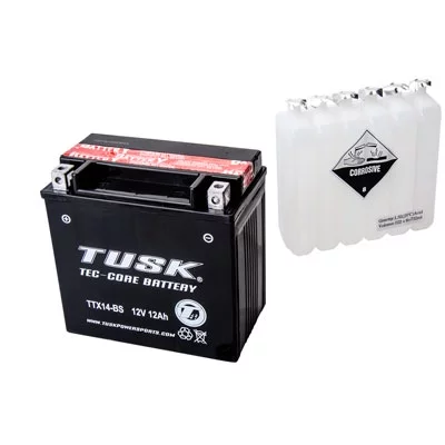 Tec-Core Battery with Acid TTX14BS Maintenance-Free for Honda Rancher 420 2x4 2007-2018