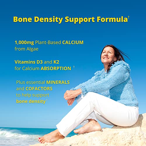 Garden of Life Calcium Supplement - Living Calcium Advanced Formula, D3, K2 and Magnesium for Absorption, 120 Vegetarian Caplets