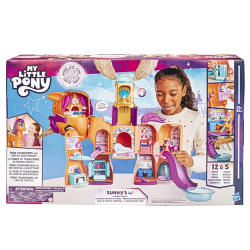My Little Pony Toys, Sunny's Playset Reveal, 25-Inch-Tall Transforming Doll Playsets and Interactive Toys for 5 Year Old Girls & Boys (Amazon Exclusive)