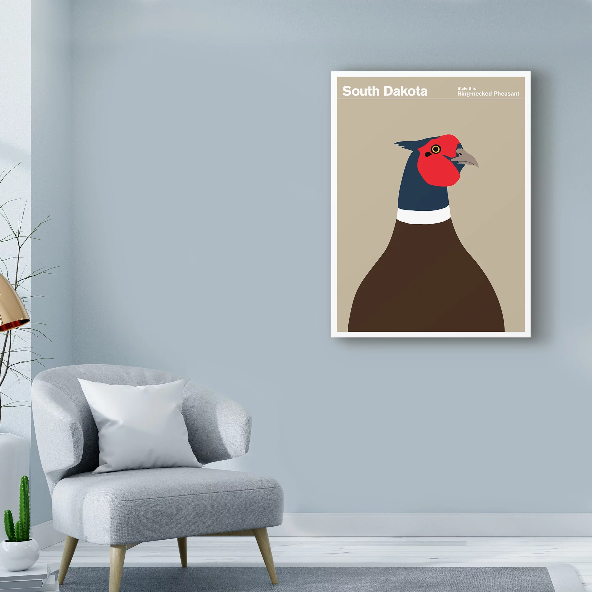Trademark Fine Art 'South Dakota Pheasant' Canvas Art by Print Collection - Artist