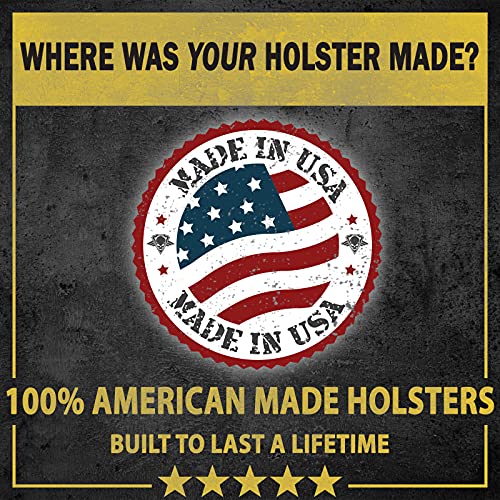 Made in USA - Suede Leather Revolver Holster - Fits .38 Special & J Frame Revolvers Including Ruger LCR, Rock Island, Rossi, S&W 442 642 Airweight, Taurus & Charter | Concealed Carry IWB Holster