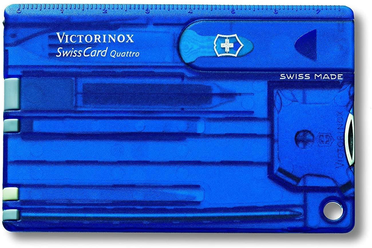 Victorinox Jelly Quattro Swiss Card - Blue