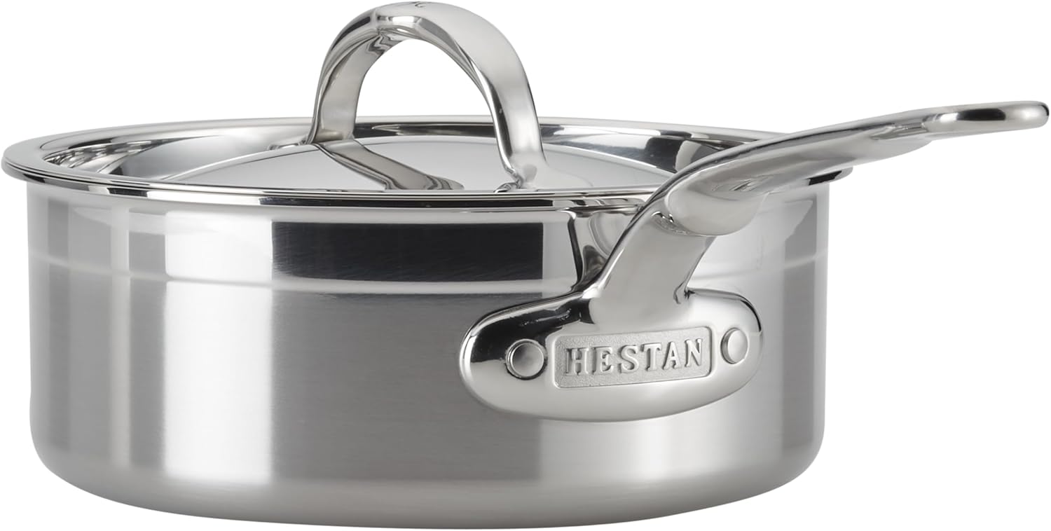 Hestan - ProBond Collection - Professional Clad Stainless Steel 5-Piece Ultimate Cookware Set