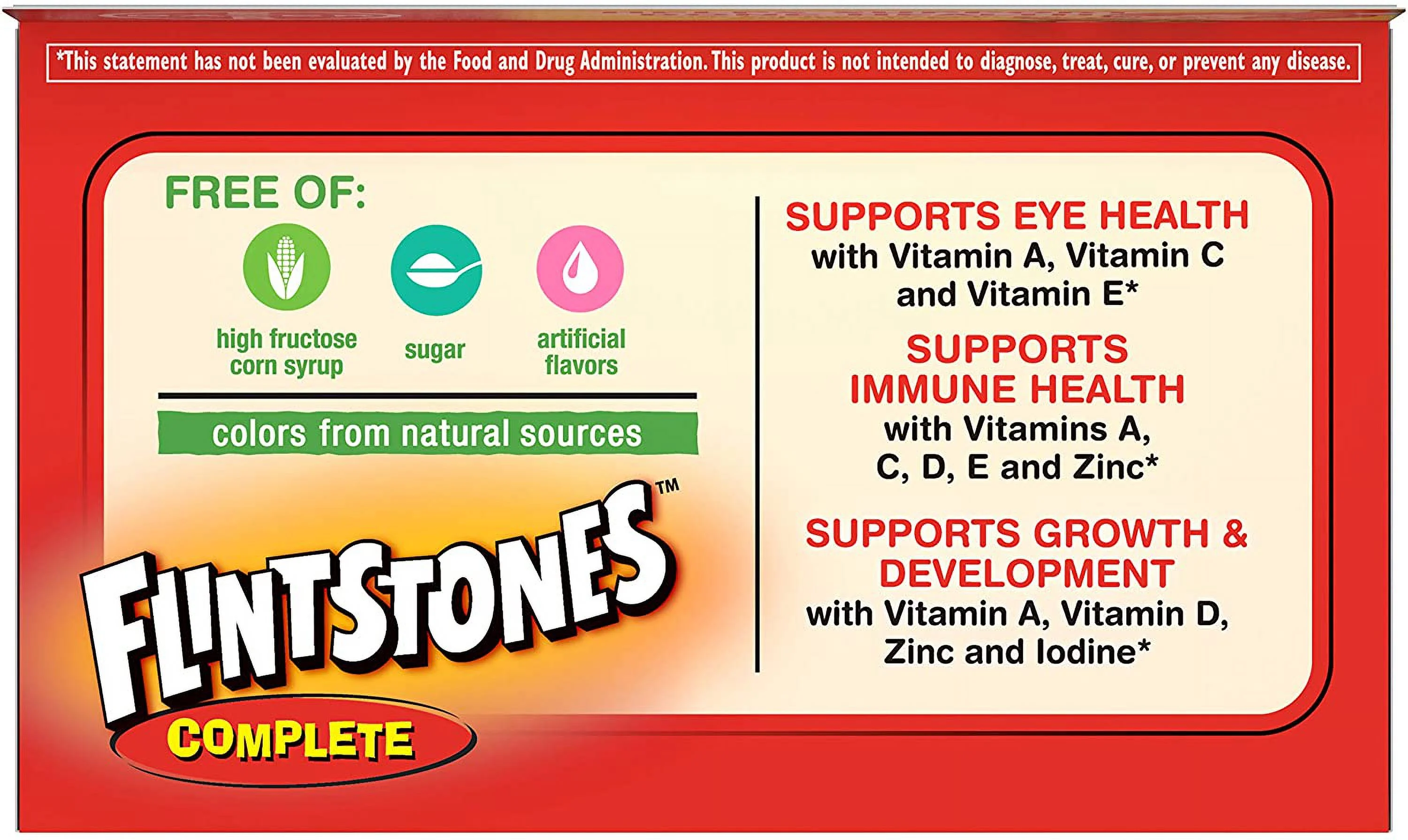 Flintstones Chewable Tablets Complete 60 Ea - (Pack of 1)