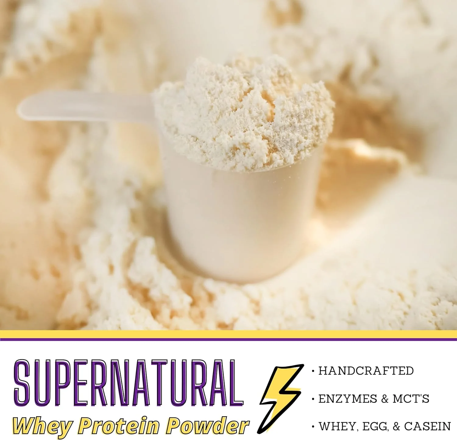 Black Magic Supply Multi-Source Protein Powder - MCT, Muscle Building - Blueberry Muffin - 2 lb