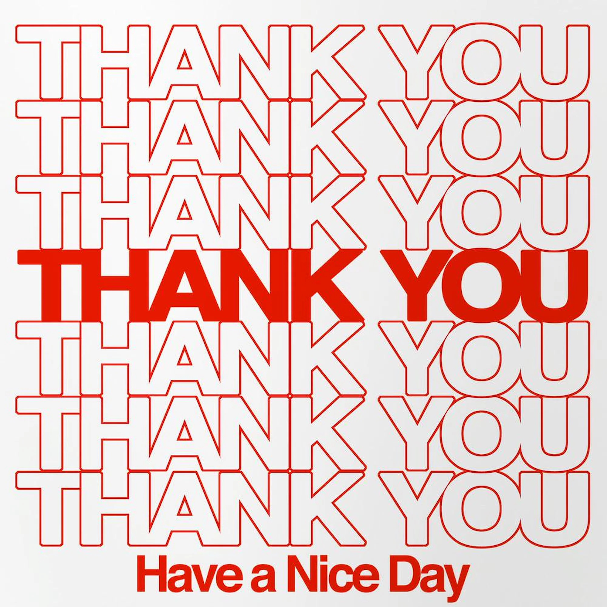 CafePress - Thank You Have A Nice Day - Pint Glass, Drinking Glass, 16 oz. CafePress
