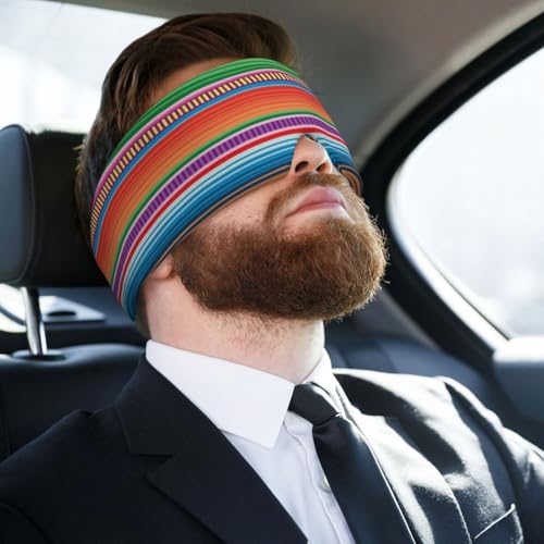 Buffalo Check red and Black Plaid Christmas Blackout Women Eye Shades for Sleeping - Men Adjustable Sleep Eye Masks