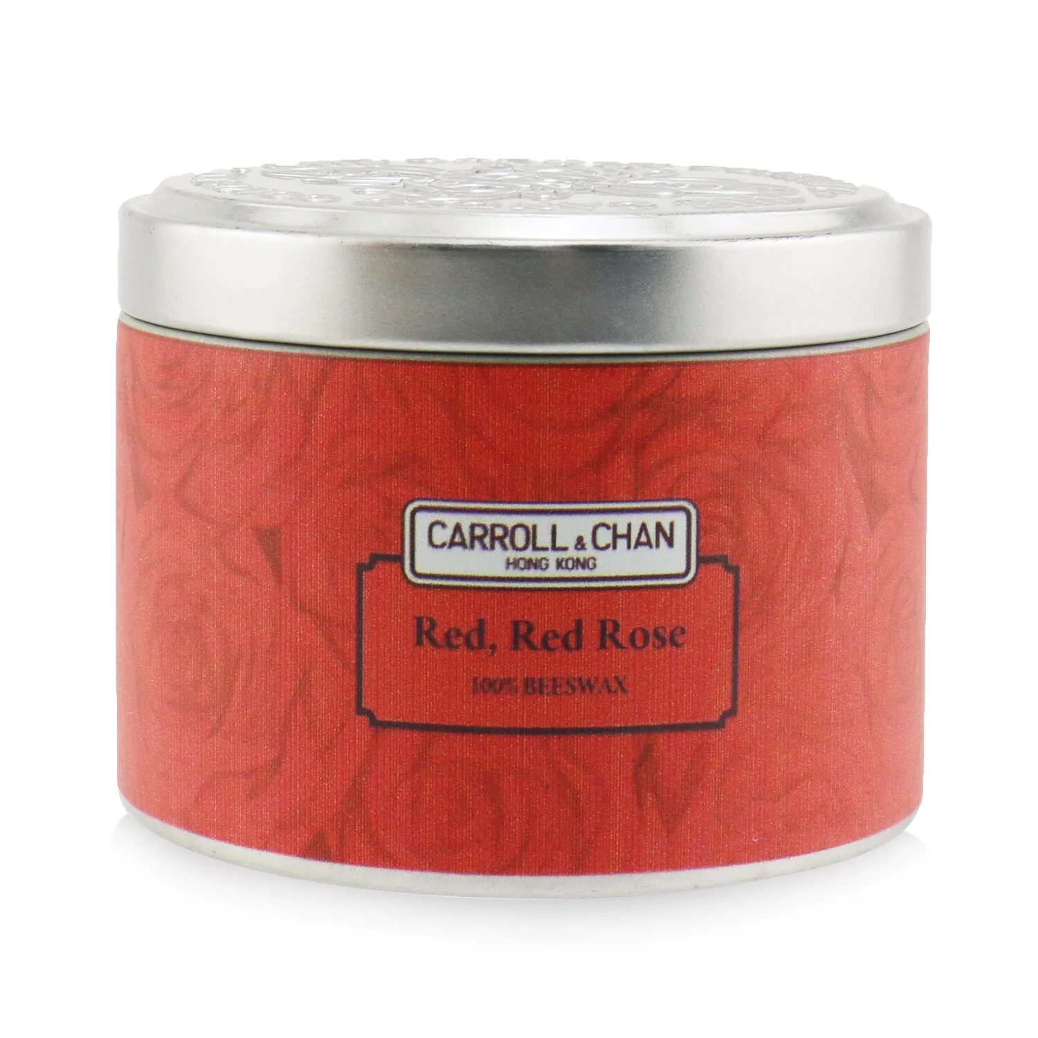 Carroll & Chan 100% Beeswax Tin Candle - Red Red Rose  (8x6) cm