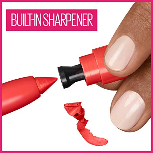 Maybelline Super Stay Ink Crayon Matte Longwear Lipstick Makeup, 130 Pave The Road, 0.04 oz