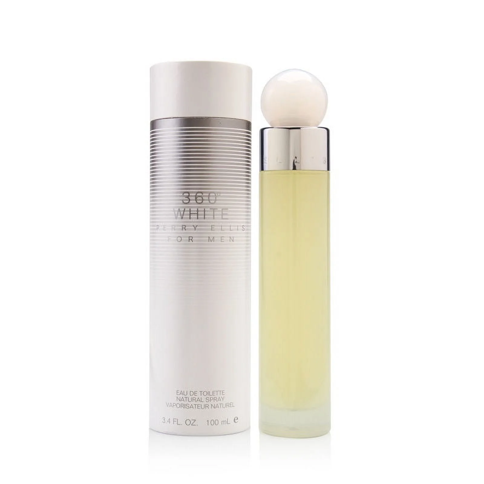 Perry Ellis 360 White by Perry Ellis,Eau De Toilette Spray 3.4 oz, For Men