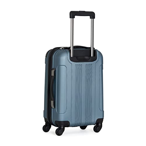 Kenneth Cole REACTION Out of Bounds Lightweight Hardshell 4-Wheel Spinner Luggage, Cobalt Blue, 20-Inch Carry On