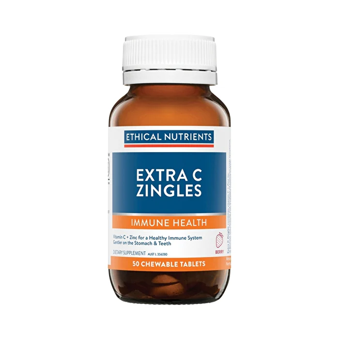 Metagenics Ethical Nutrients Extra C Zingles Chewable Berry 50t