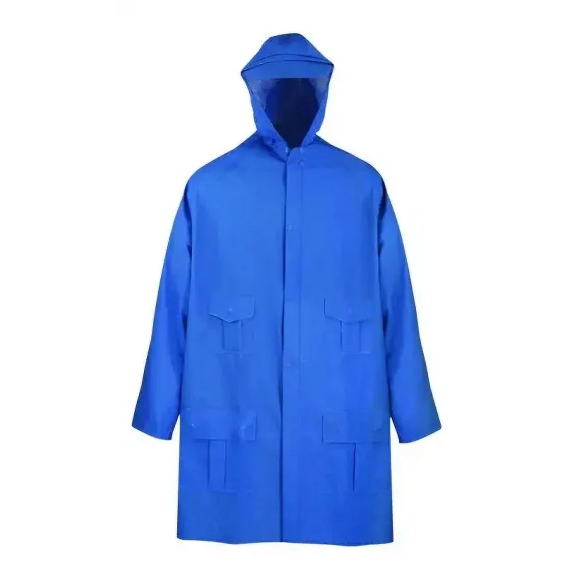 DiamondBack 8156-XXXL Pvc Poly Blue Rain Parka Xxx Large, Each