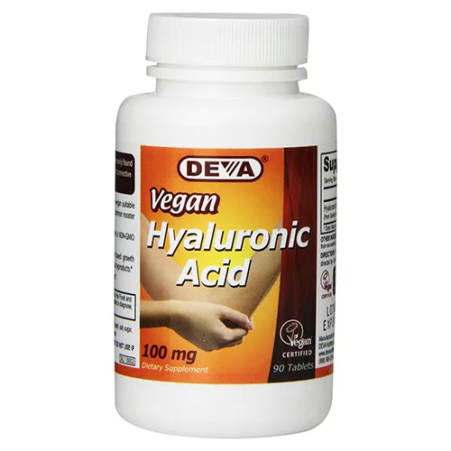 Deva Nutrition Vegan Hyaluronic Acid Tablets, Dietary Supplement - 90 Ea, 6 Pack