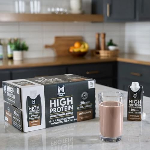 Member Mark 30g High Protein Nutritional Shake, Chocolate 11 fl. oz., 15 pk. Included FREE Pocket Tissue