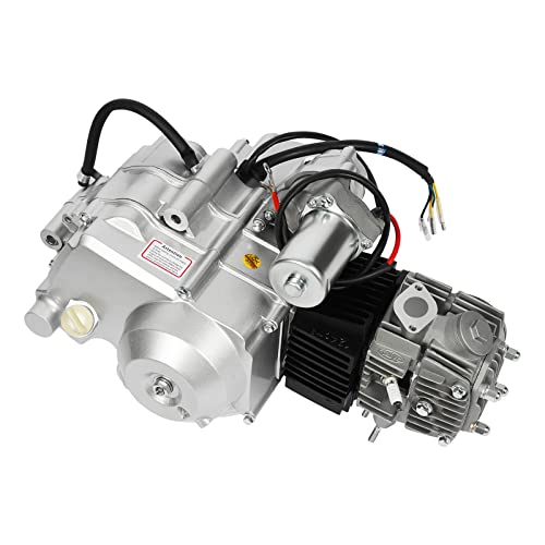 140cc 4 Stroke Engine Motor, Complete Engine Kit Single Cylinder Horizontal Pit Dirt Bike Engine Motor 4-speed Transmission Manual Clutch CDI for CRF50 CRF70 XR50 XR70 Z50R Z50 CT70