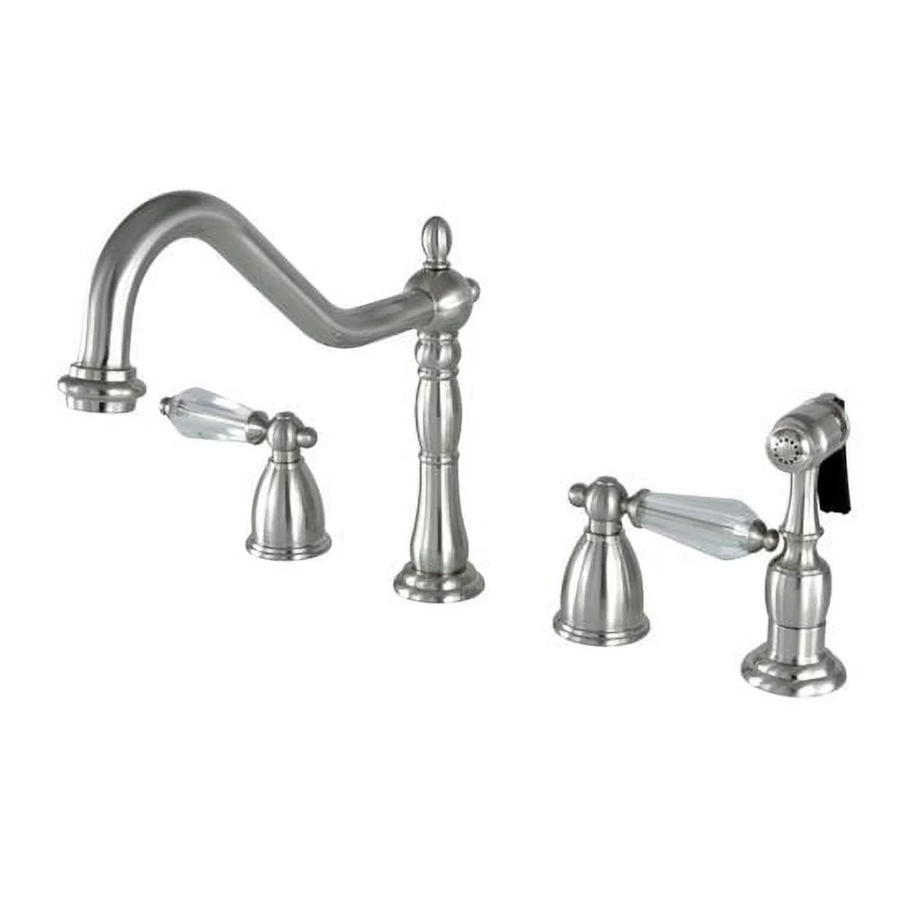 Kingston Brass Kb179.Wllbs Wilshire 1.8 GPM Widespread Kitchen Faucet - Brass