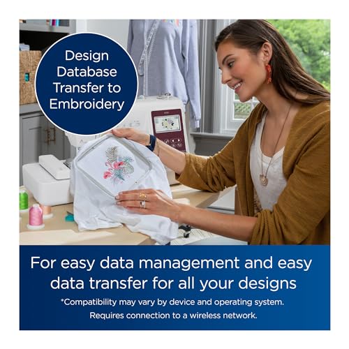 Brother SE725 Computerized Sewing and Embroidery Machine with 4 x 4 -inch Embroidery Area and Artspira App (Renewed)