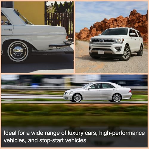 BCI Group 24F Car Battery, 12V 70Ah Automotive Battery Premium Maintenance Free AGM Batteries, 710CCA, 120RC, 36 Months Warranty