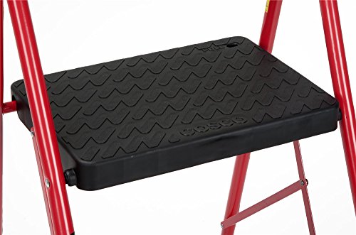 COSCO 2-Step Big Step, Steel Step Stool, Gray