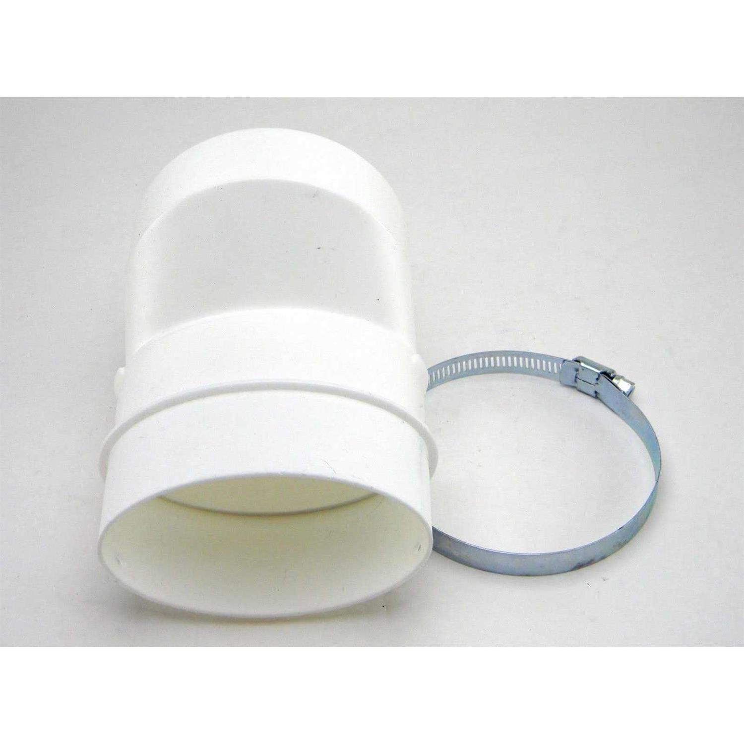 Everbilt 4 In. Round To Oval Dryer Duct Adapter