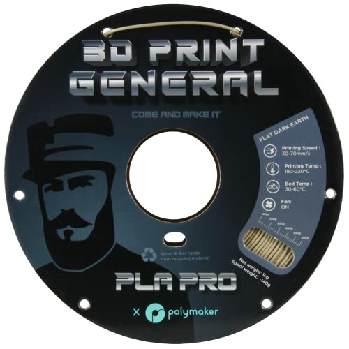 Polymaker PLA PRO Filament 1.75mm 1kg, Tough & High Rigidity White 3D Printing Filament, PolyLite PLA PRO 3D Printer Filament 1.75mm, Print with Most 3D Printers