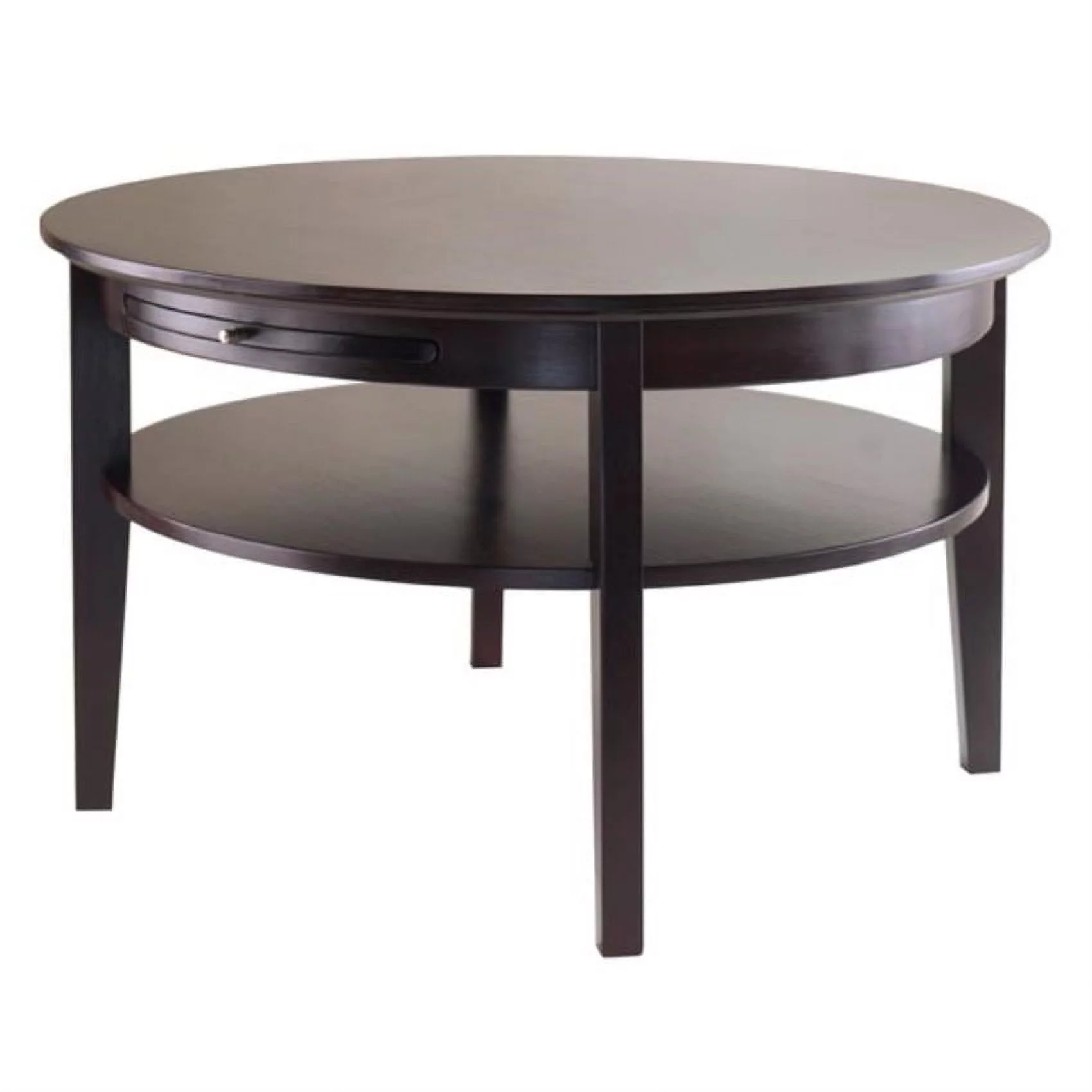 Ergode Amelia Round Coffee Table with Pull out Tray