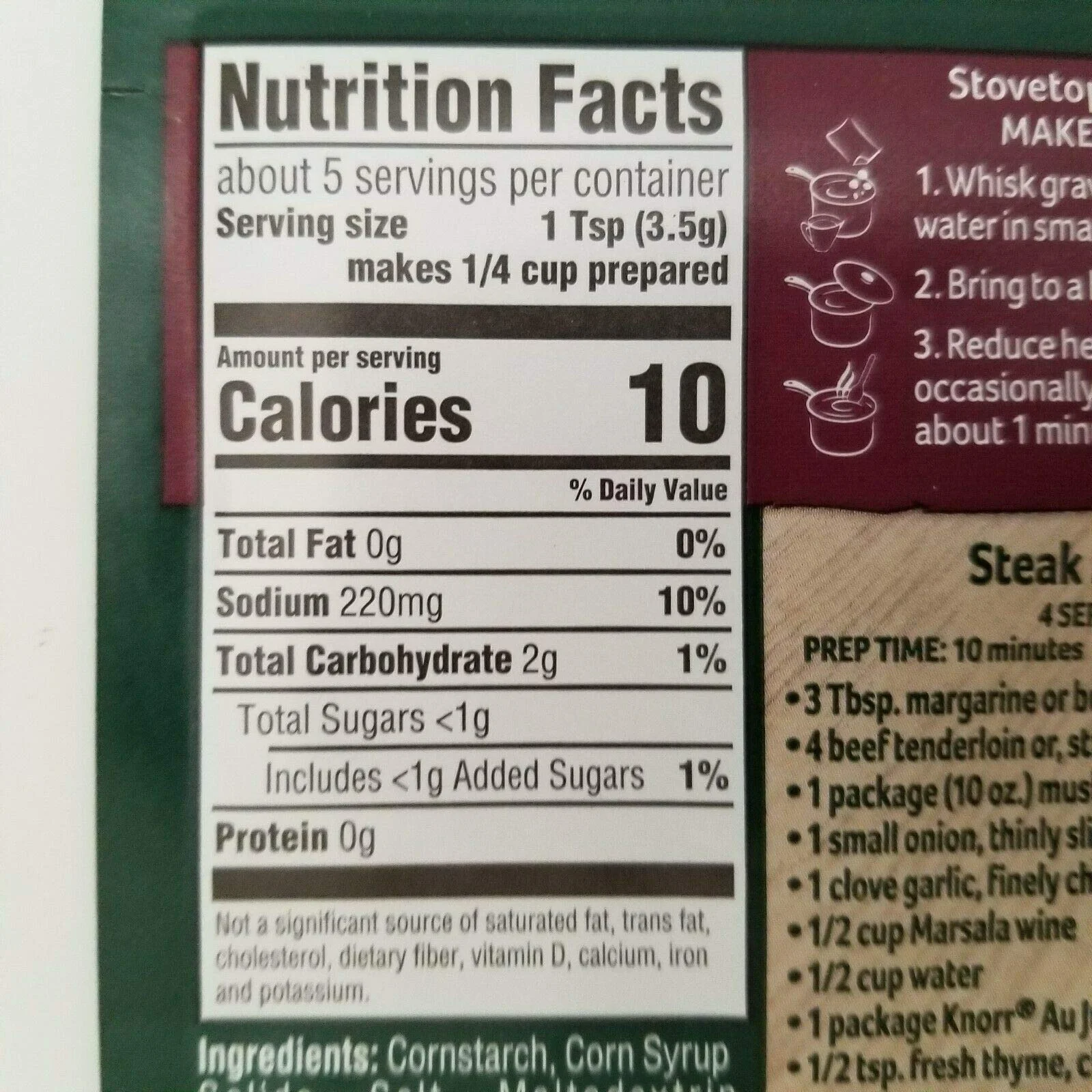 Knorr Au Jus Gravy Mix (12X0.6Oz)