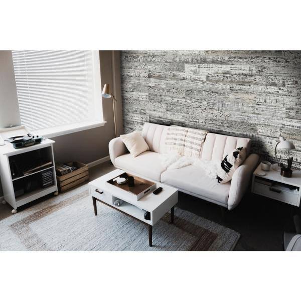Easy Planking E-110 Thermally-Modified Barn Wood Wall Planks 48 in. 10 Sq. ft, 6