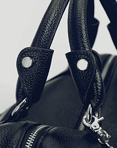 HESHE Womens Genuine Leather Handbags Purse Crossbody Satchel Tote Bags Ladies Real Leather Bags