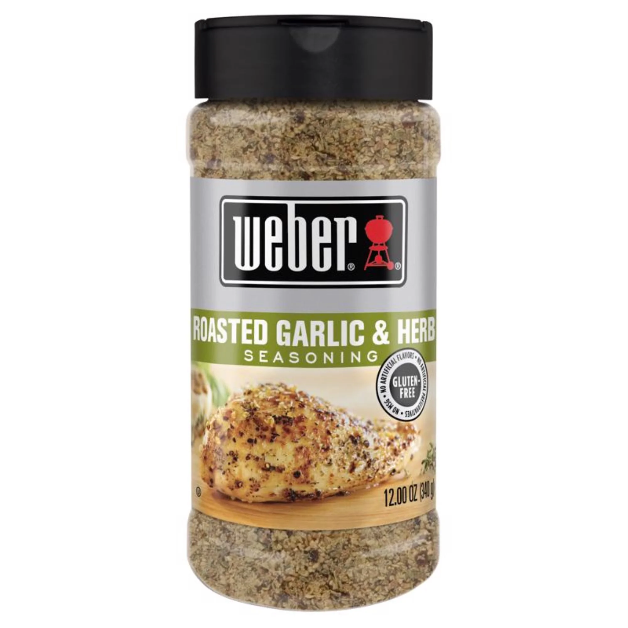 Weber 1151132 Roasted Garlic and Herb Seasoning, 12 oz. - Quantity 1