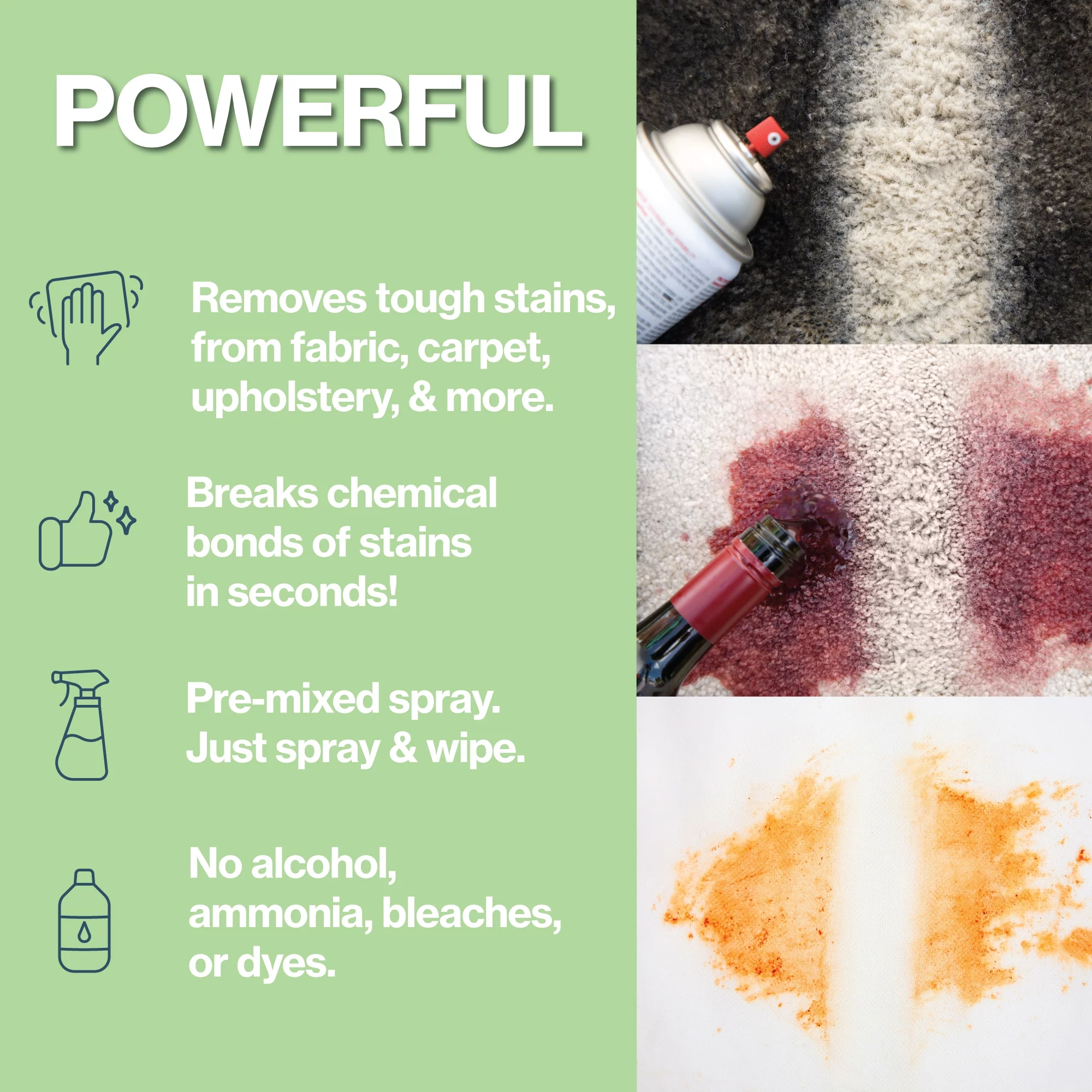 Whip-It! Amazing Multi Purpose Cleaner and Stain Remover, Natural Plant Based Enzyme Cleaner, 32 Ounce