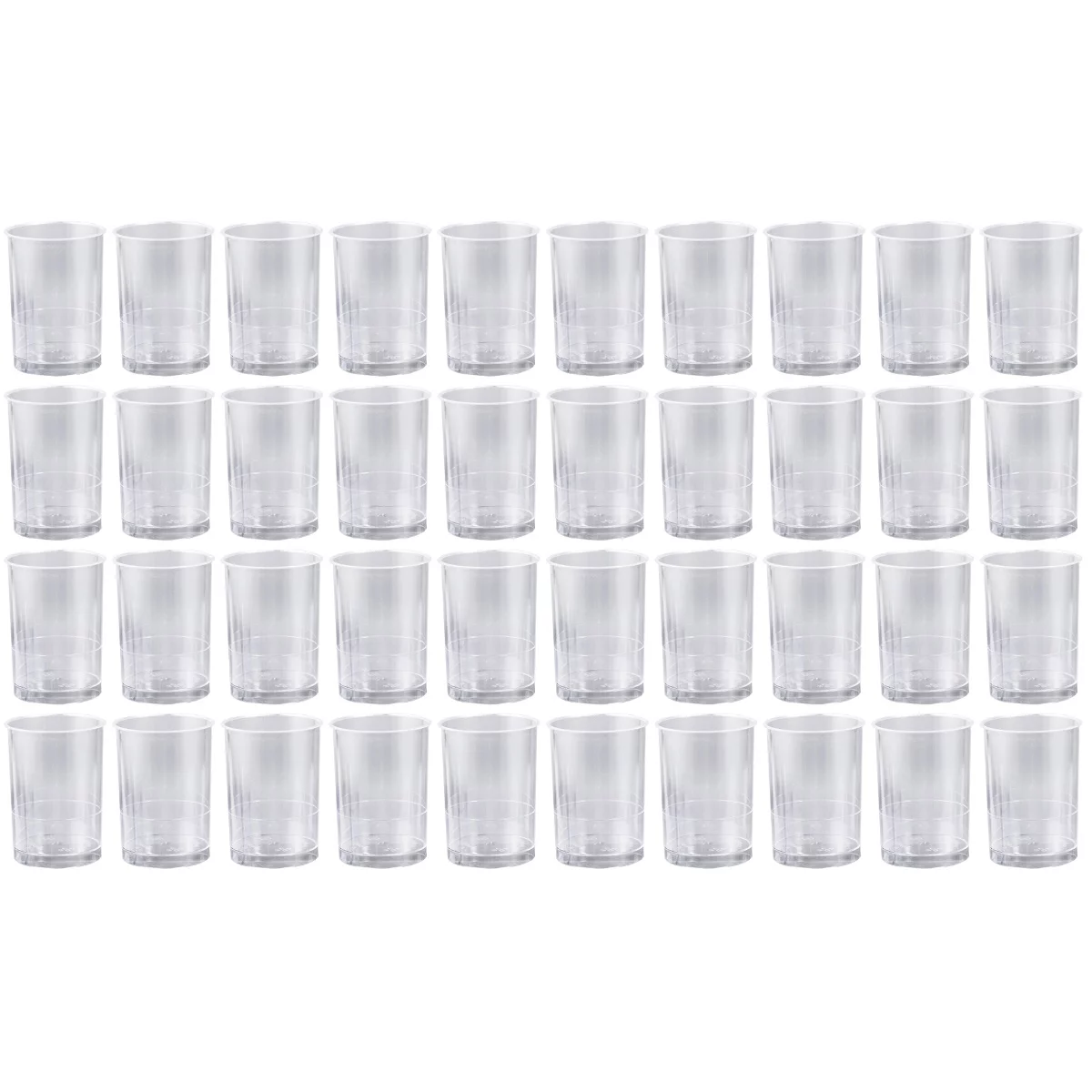 Frcolor Cu Disposable Shot Party Glasses Cup Tumbler Dessert  Cu Jellys Mousse Clear Favor Jars Jelly Tea Small Coffee Cup