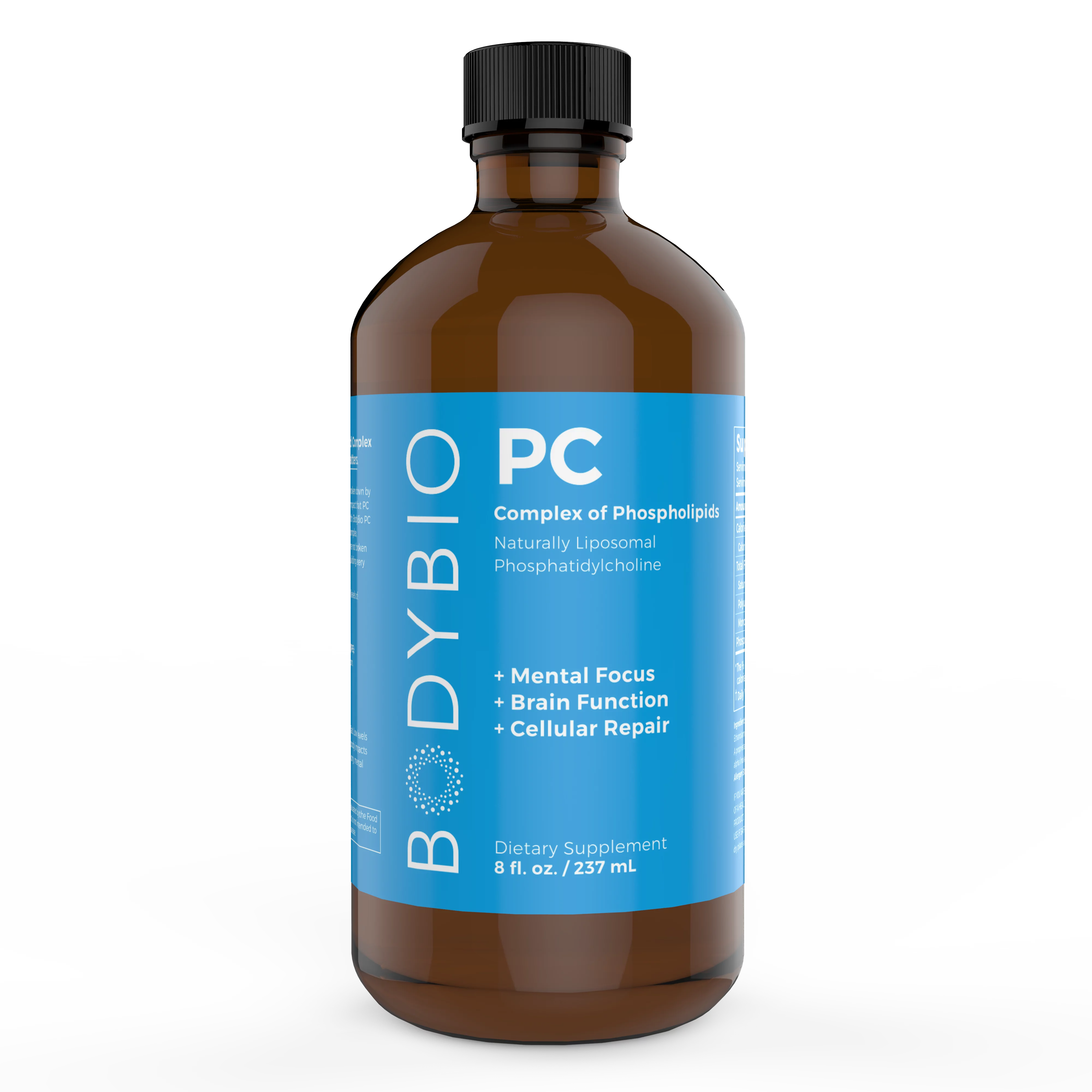 BodyBio - PC Brain Supplement 8 fl. oz. Phosphatidylcholine