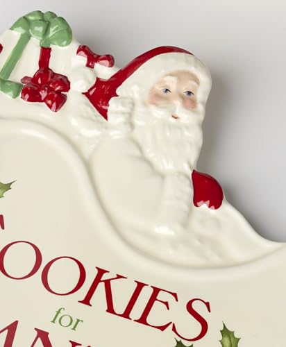 Lenox 882207 Hosting The Holidays Santa Spoon Rest, Christmas