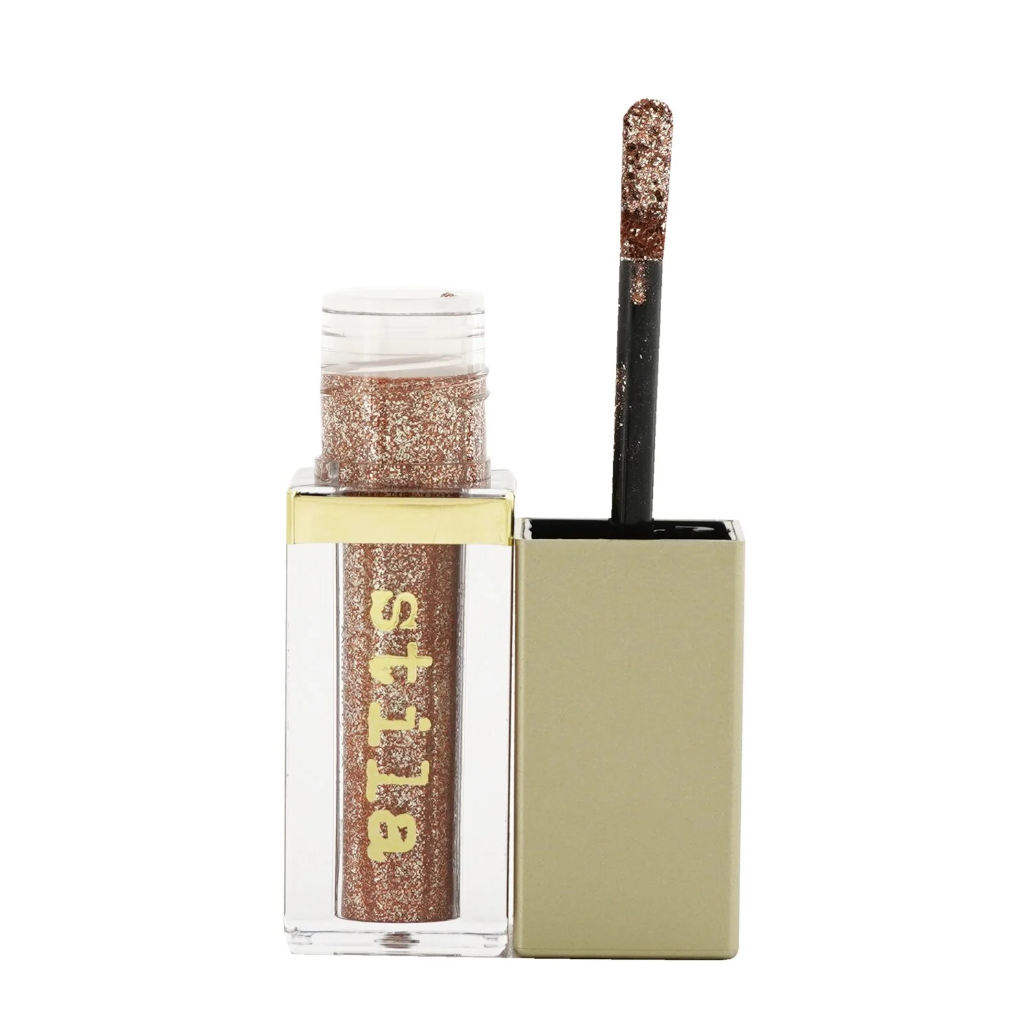 Stila Magnificent Metals Glitter & Glow Liquid Eye Shadow - # Kitten Karma (Champagne With Silver And Copper Sparkle)  4.5ml/0.153oz