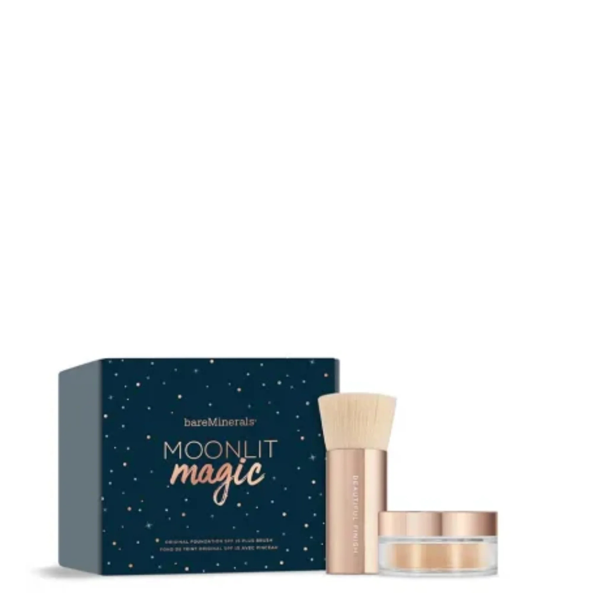Bare Minerals - Moonlit Magic - Original Foundation 03 fairly light & Beautiful Finish Brush