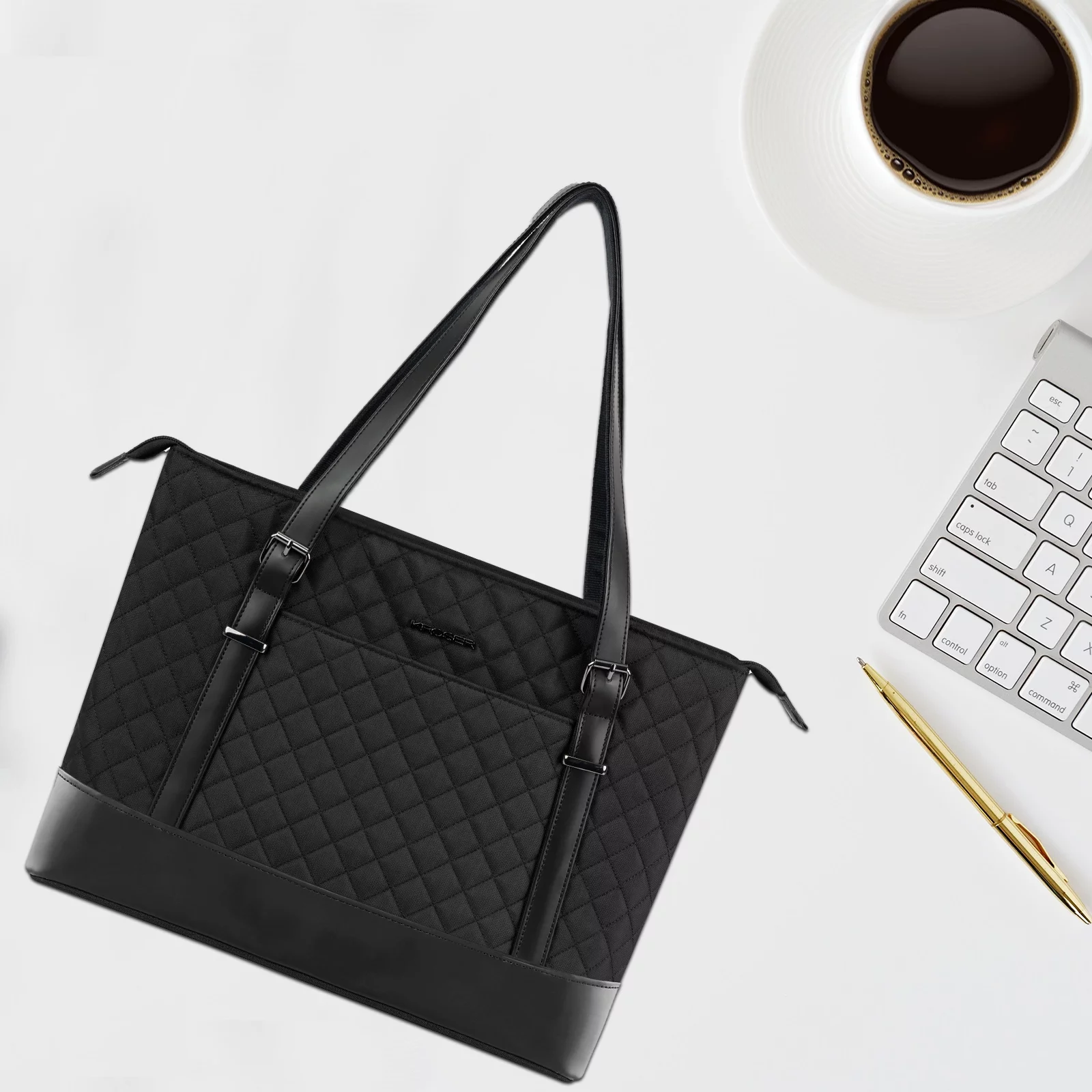 KROSER Laptop Tote Bag 15.6