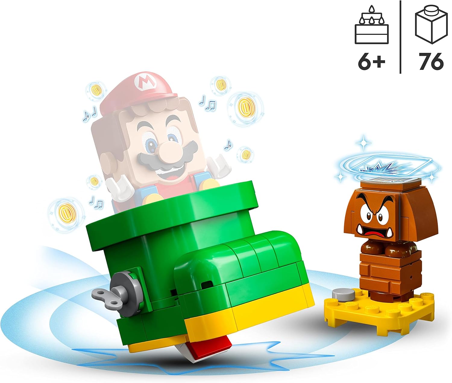 LEGO® Super Mario™ Goomba’s Shoe Expansion Set 71404 Building Kit; Collectible Toy Playset for Kids Aged 6