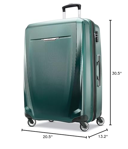 Samsonite Winfield 3 DLX Hardside Expandable Luggage with Spinners, Silver, Carry-On 20-Inch