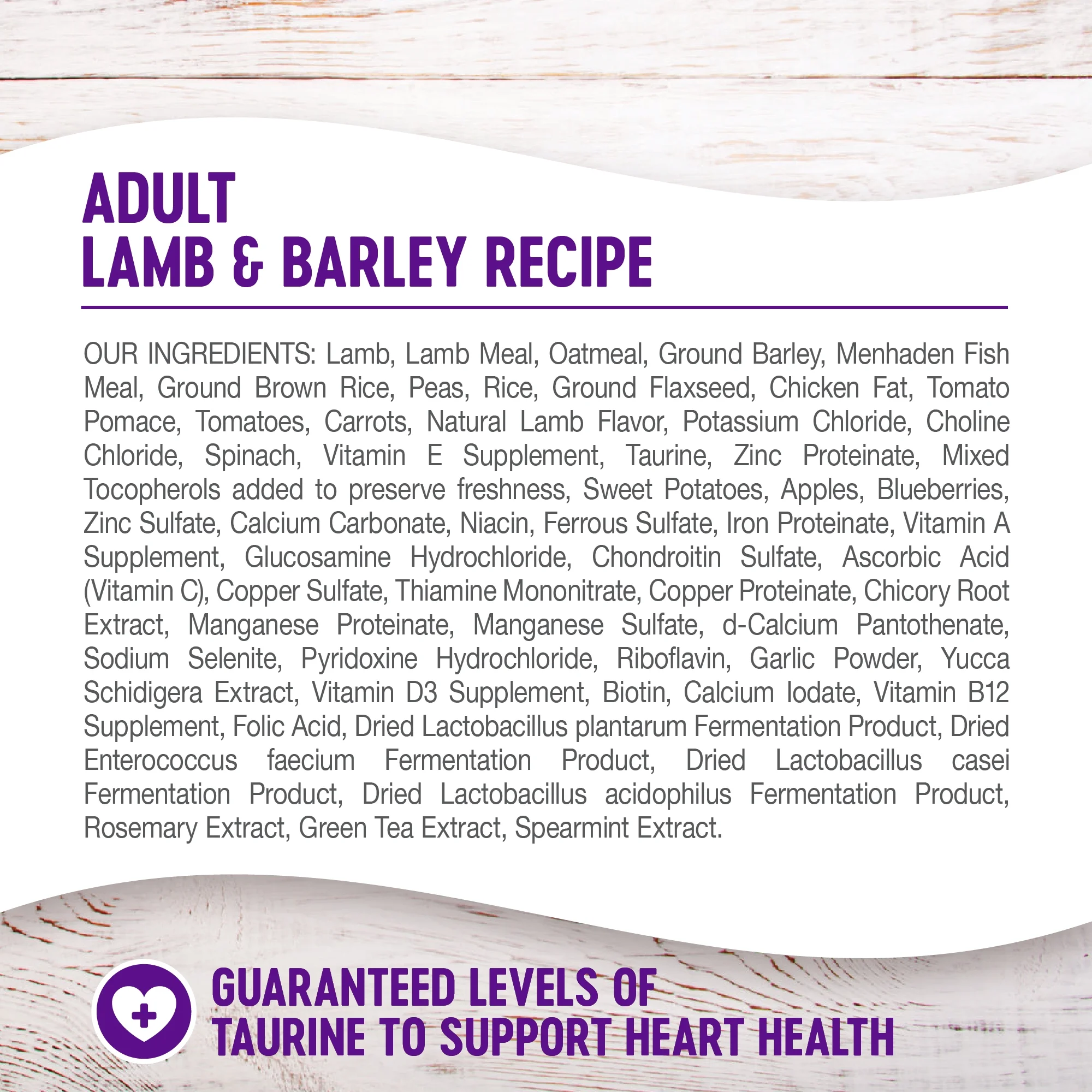 Wellness Complete Health Natural Dry Dog Food, Lamb & Barley, 30-Pound Bag