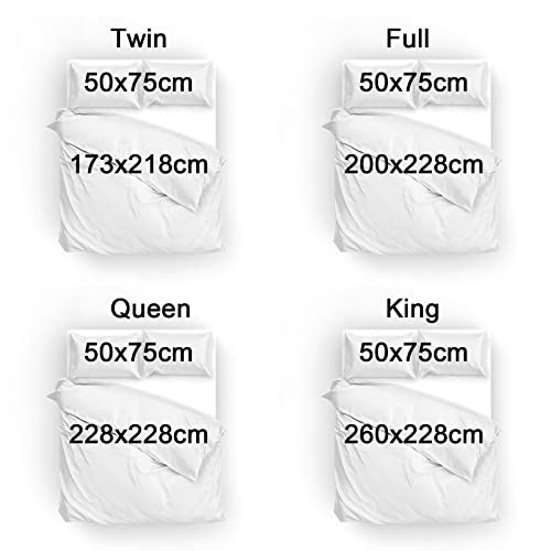 Quilt Cover Hello with 3D Print Bedding Kitty Quilt Cover Set Bedding Set with Pillowcase Decor Bedspread Cover for Kid Teen