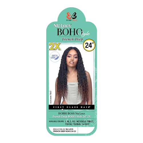 Bobbi Boss Nu Locs Crochet Braid 2X FRENCH DEEP BOHO 24