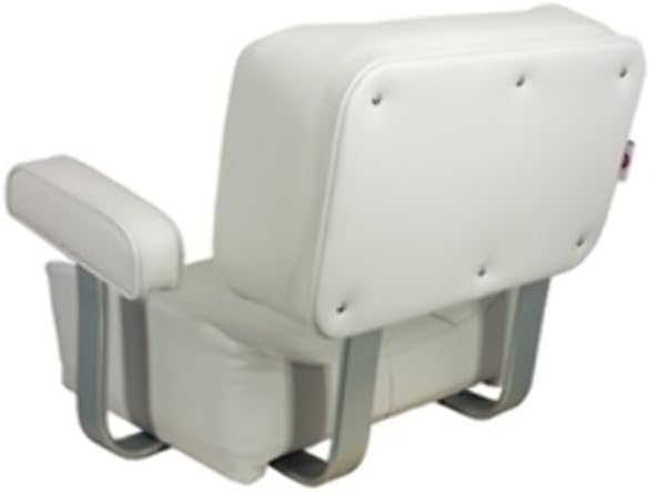 Springfield 1040002 Deluxe Captain's Seat with Armrest - Off-White