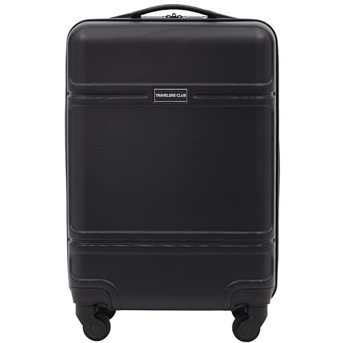 Travelers Club Skyline Spinner Luggage, Gray, 22-Inch Carry-On