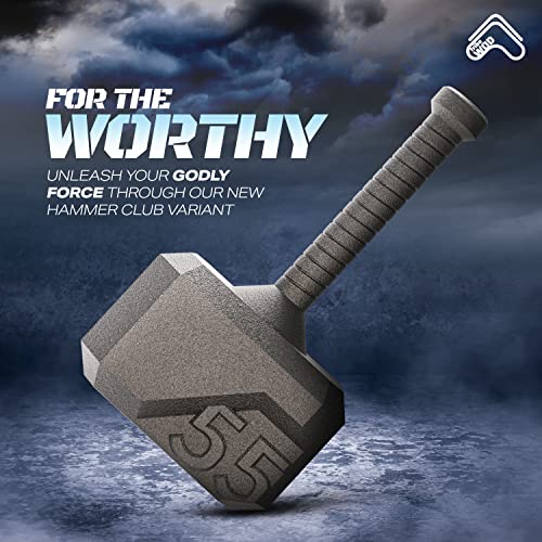 Tribe WOD Hammer Kettlebell 15-70lb + Adjustable | Cross Training Workout Equipment for Muscle Building, Cardio Fitness, Weights for Women & Men | Strength Training Kettlebells- New
