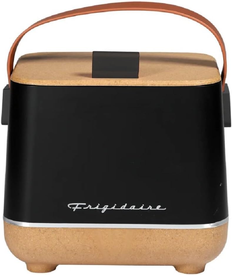 Frigidaire Efmis310-black Top-opening 6-can Beverage Insulated Fridge/cooler, Cork [black]