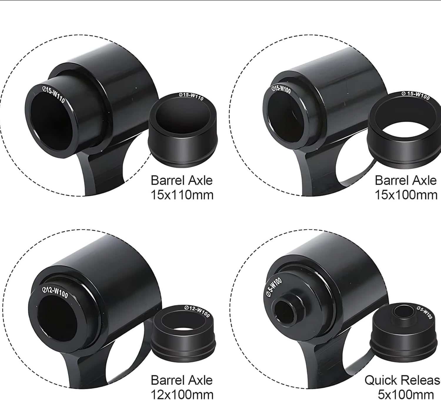 Bike Fork Mount, Versatile Bike Block, Aluminum Alloy Bicycle Front Fork, Bike Block Fork Mount, Quick Release Fork for Truck/Trailer/Bikes Racks